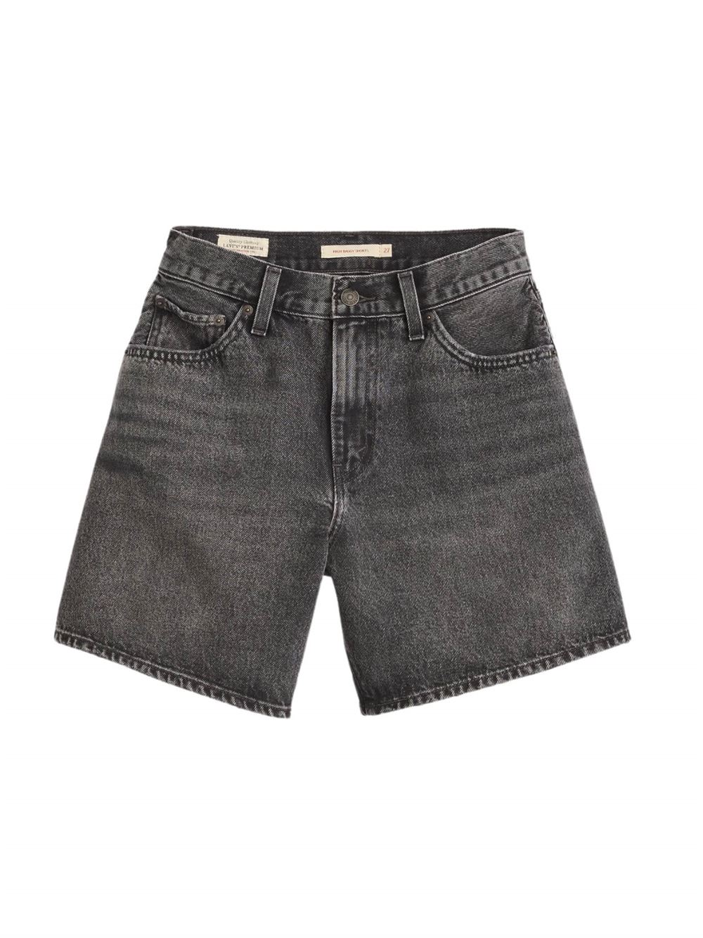 Levi's High Baggy Shorts Black