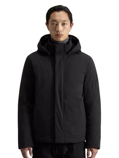 Woolrich Giacca Stretch Jacket Nero Frontale