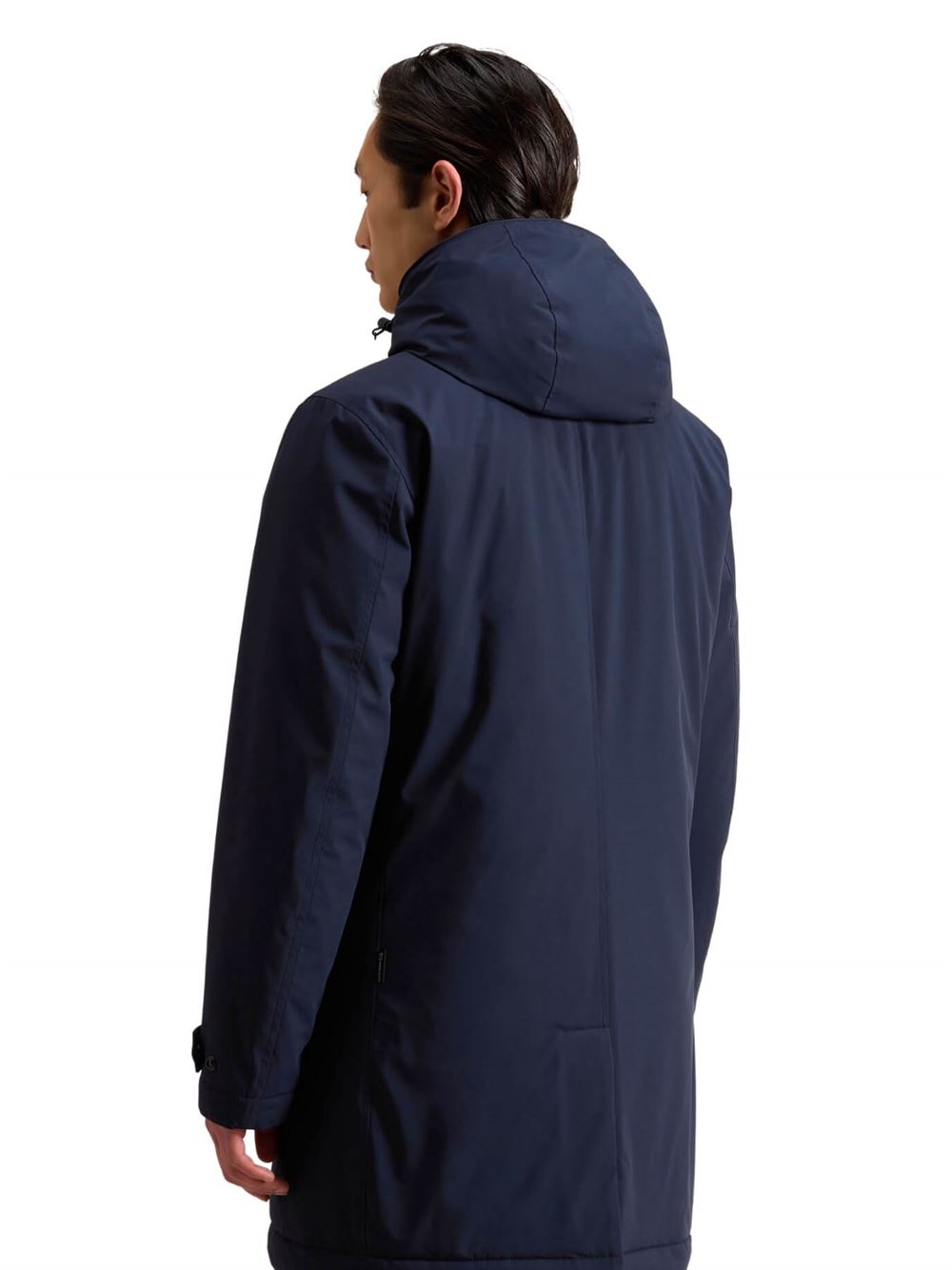 Woolrich Soprabito Stretch 2 in 1 Carcoat Blu Melton Retro