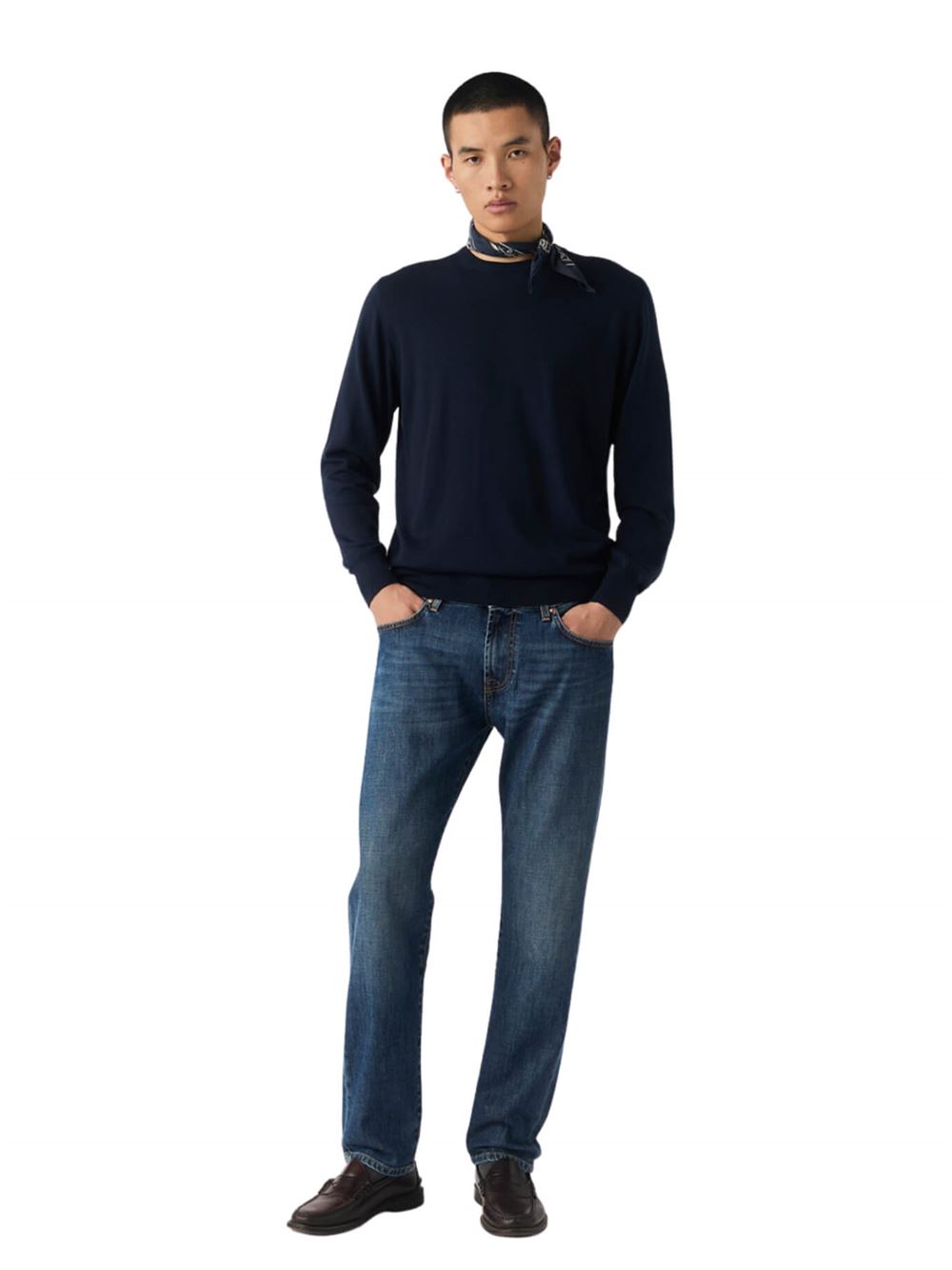 Roy Rogers 527 Enduro Jeans Denim Blue Frontal