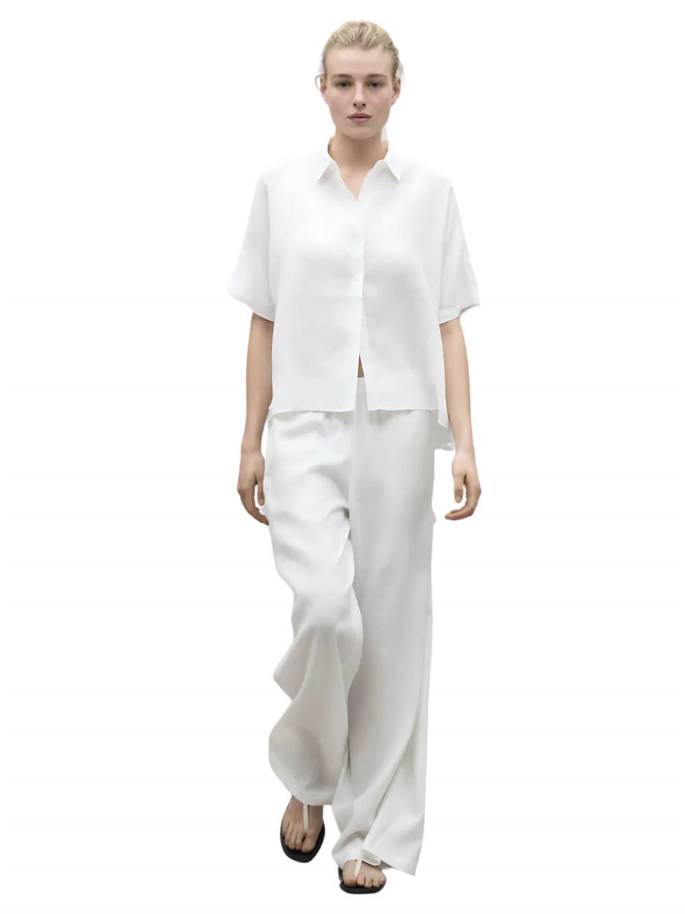 Ecoalf Mossi Pants White Frontal