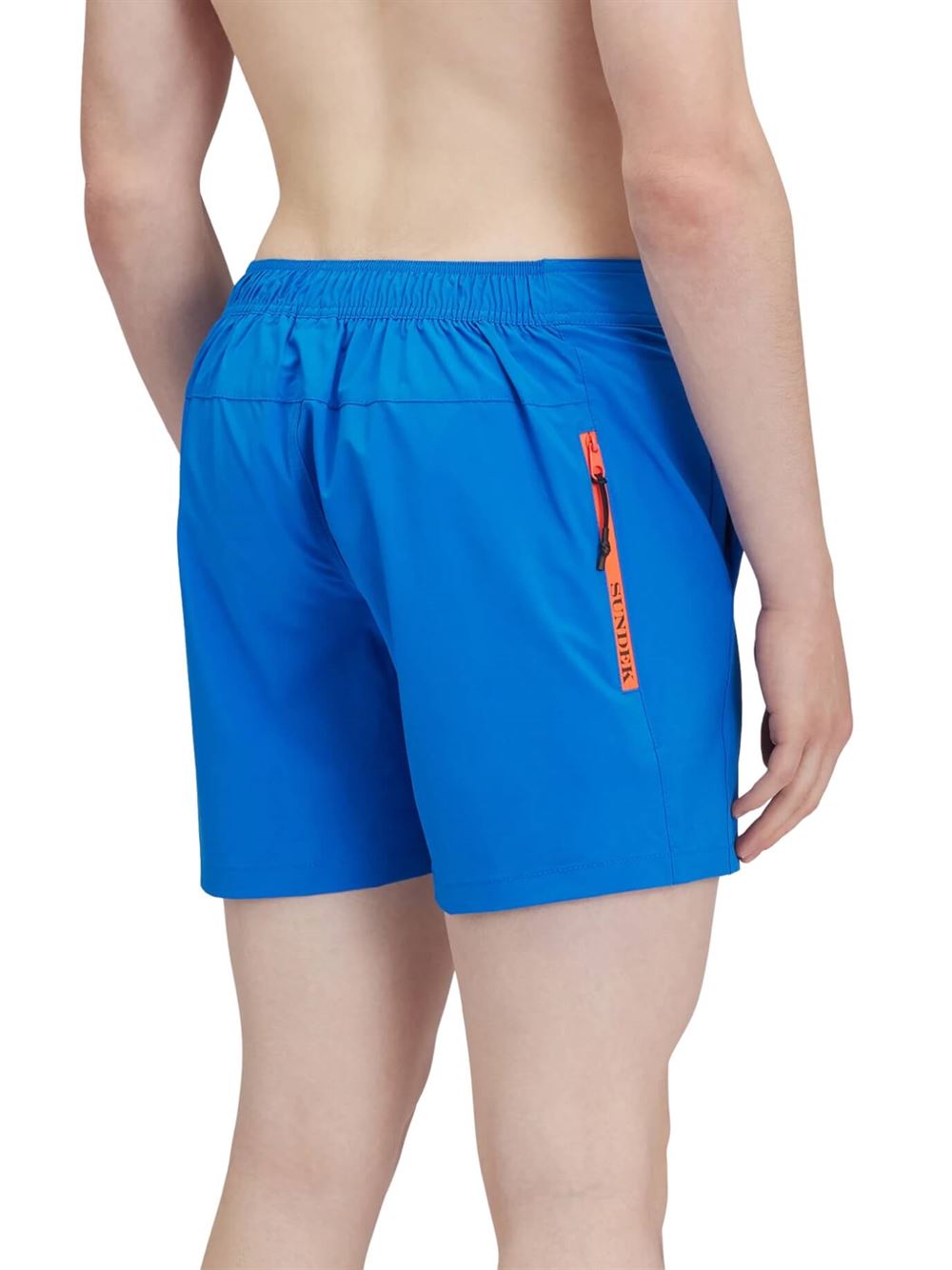 Sundek Costume Medio Stretch Blu Navy Retro