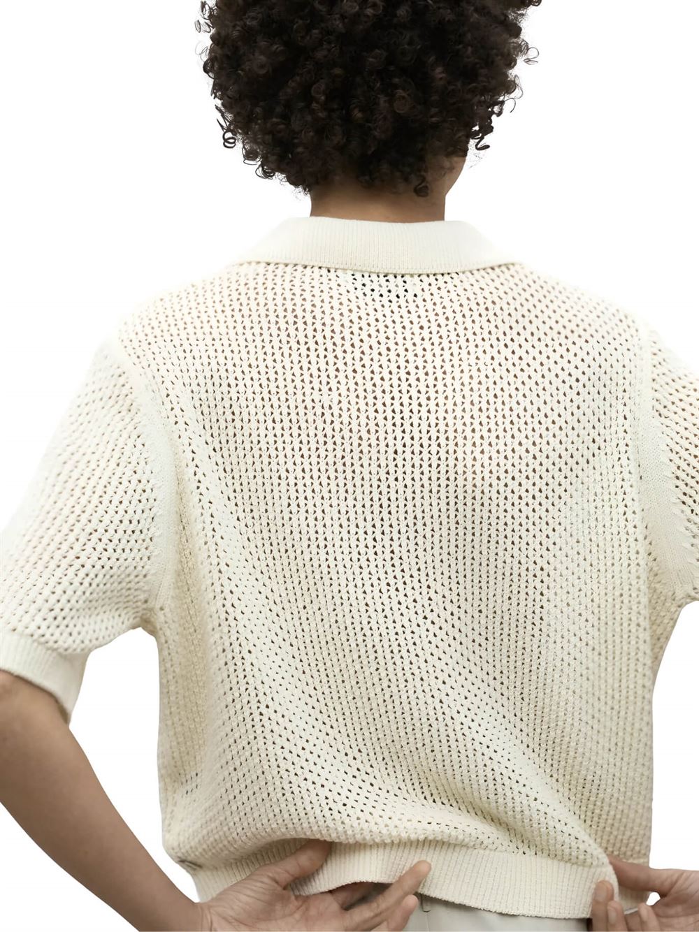 Ecoalf Argan Knit Ecru Ecru Back