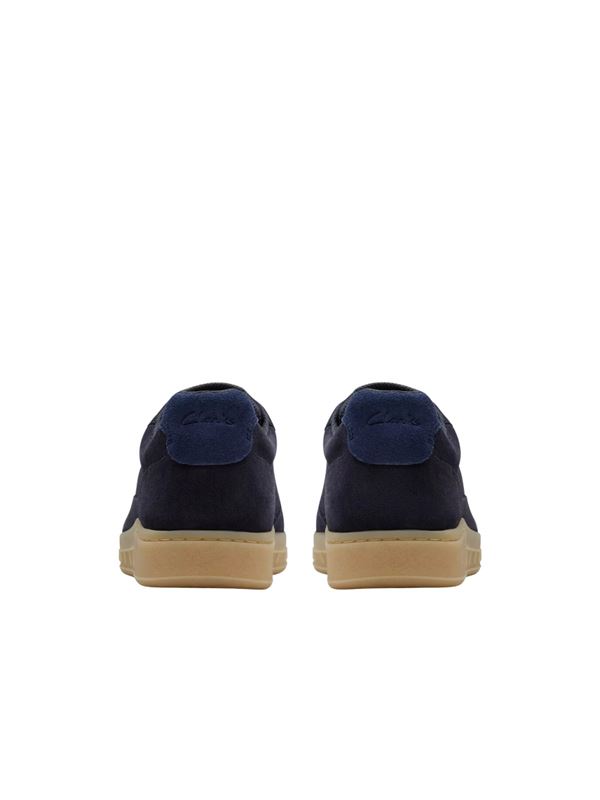 Clarks Craft Rally Ace Mens Shoes Navy Back