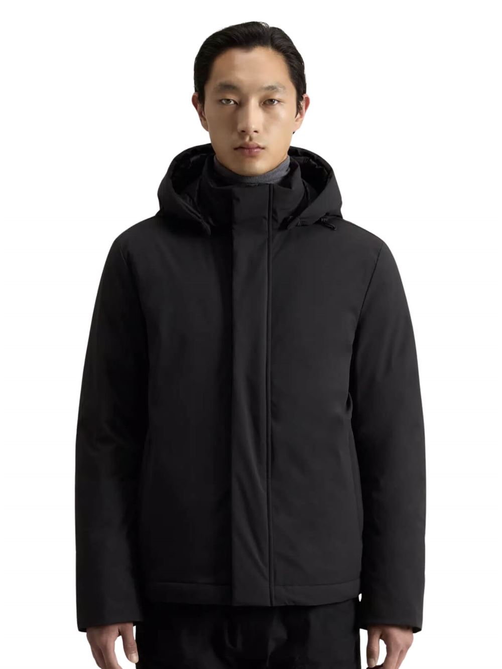 Woolrich Stretch Jacket Black Front