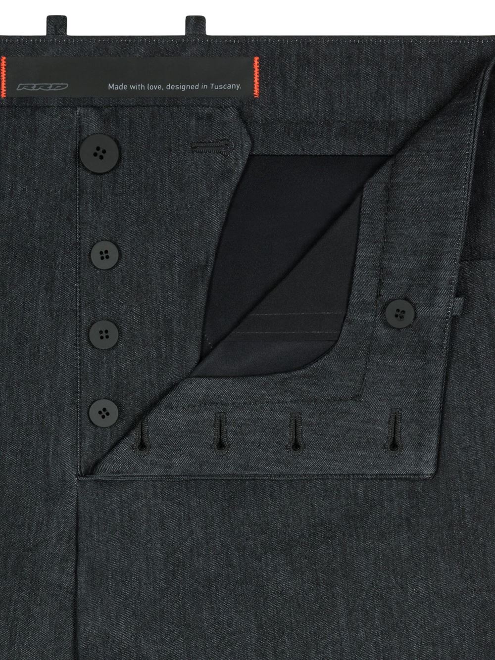 RRD Pantaloni Marina 5T Pant Nero Dettaglio