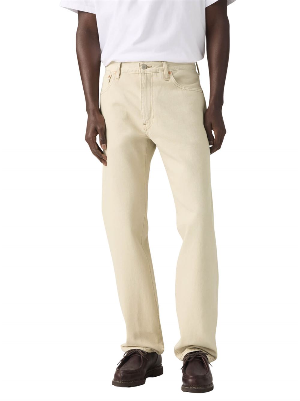 Levi’s Jeans 555™ Relaxed Straight Bianco Dreamy Stones Frontale