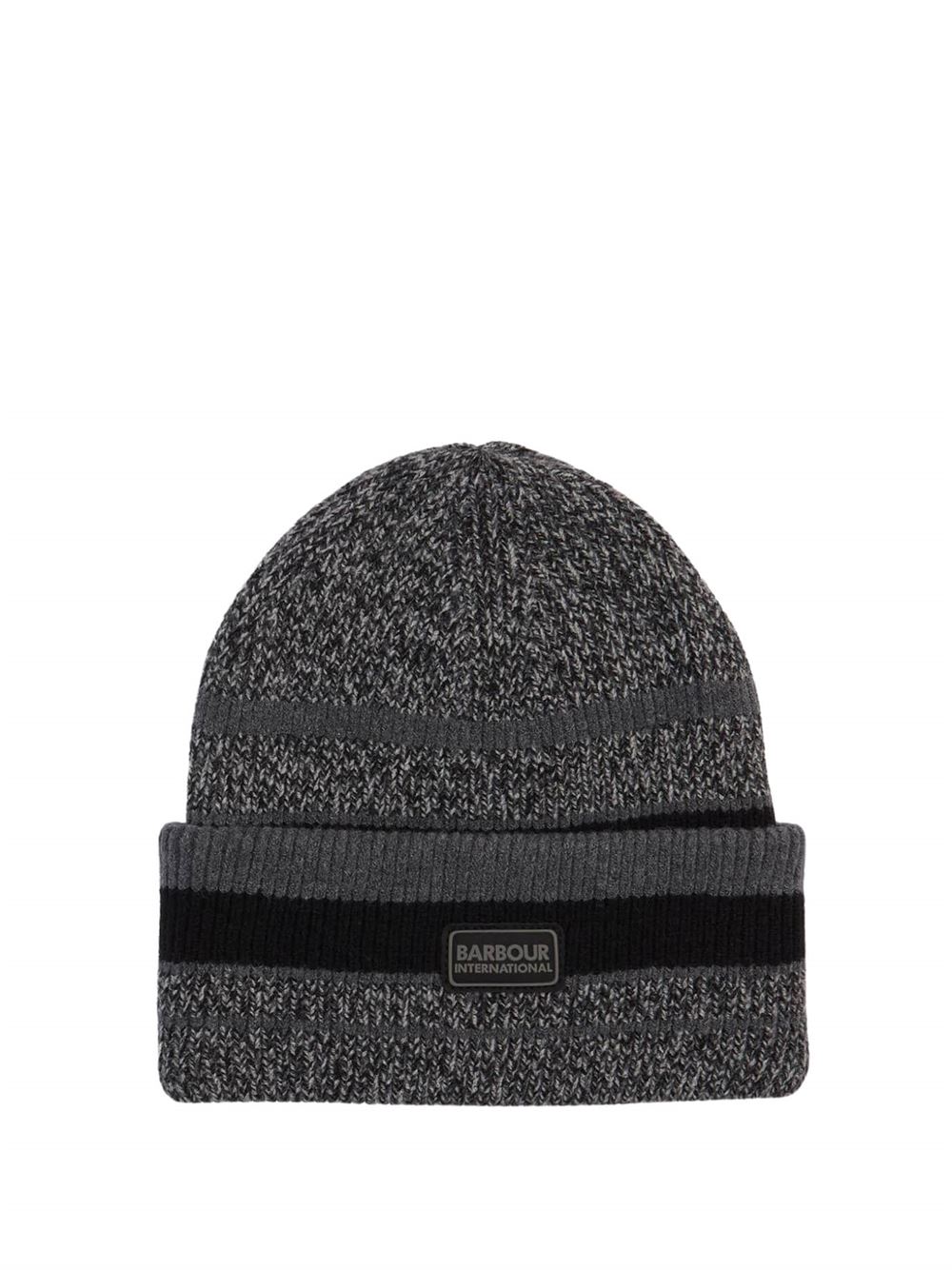 Barbour International Boston Gift Set Black Beanie Front