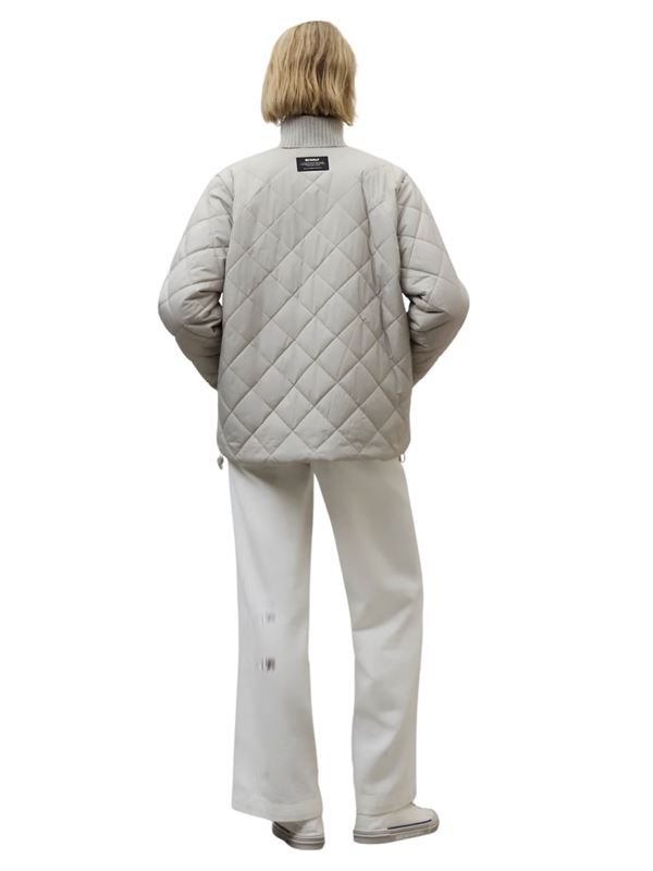 Ecoalf Giacca Reversibile Geres Beige Trapunta Retro