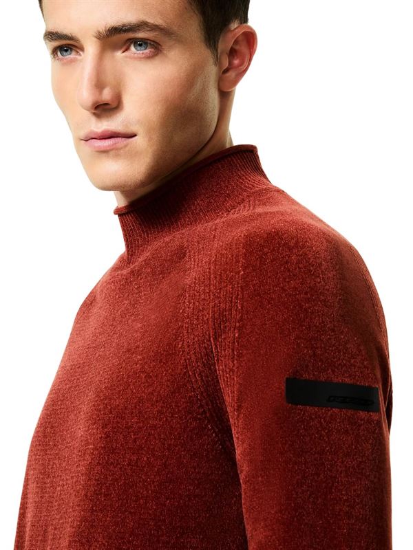 RRD Velvet Volcano Knit Light Orange Detail