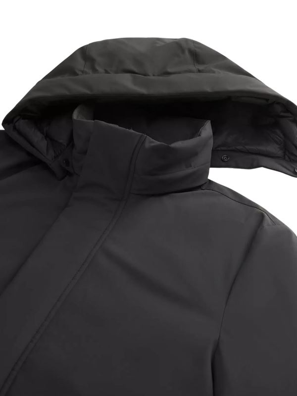 Woolrich Stretch Jacket Black Hood