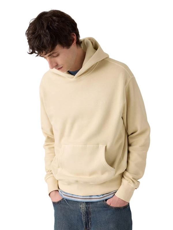 Levi's Felpa The Authentic Hoodie Fog Frontale
