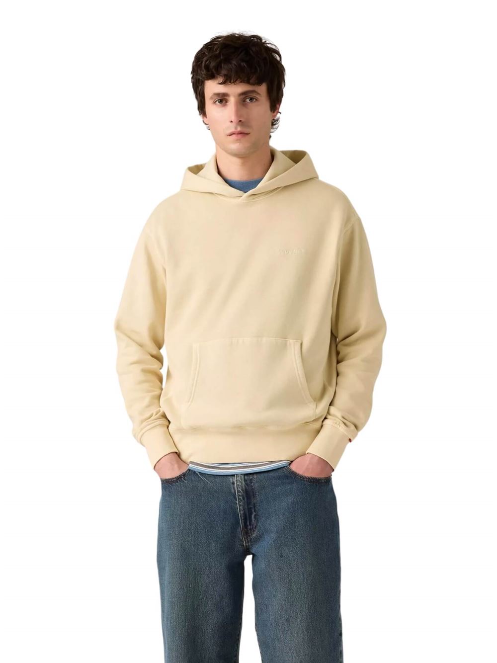 Levi's Felpa The Authentic Hoodie Fog Frontale Intera