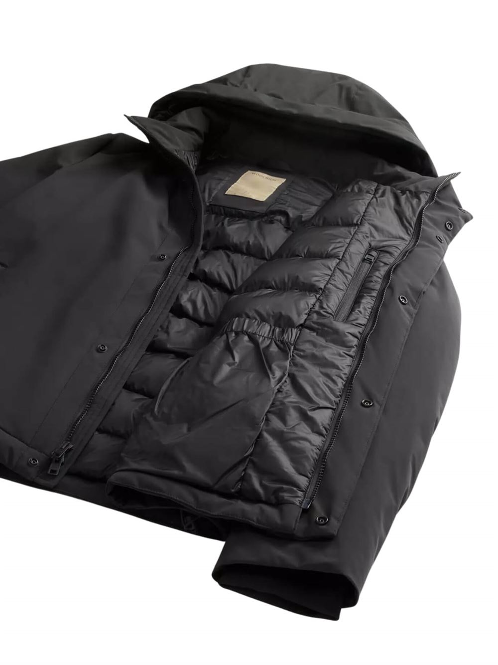 Woolrich Stretch Jacket Black Interior