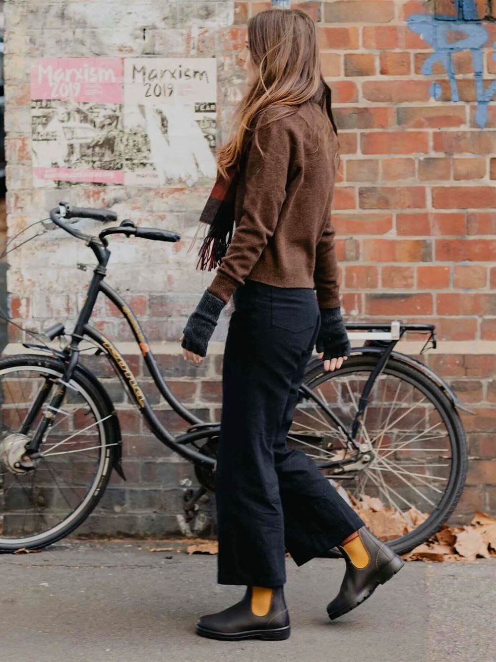 Blundstone Boots #1919 Originals Brown Mustard Woman