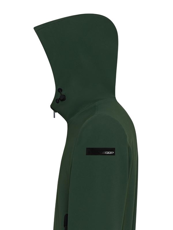 RRD Giacca Surflex Winter Thermo Hood Zip Jkt Verde Militare Lato