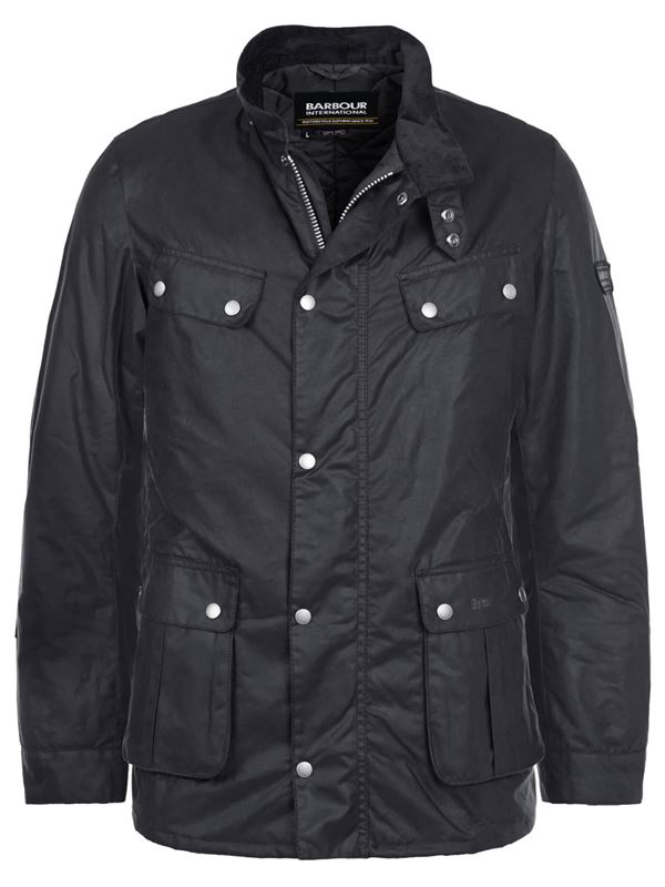 Barbour International Duke Waxed Jacket Sage