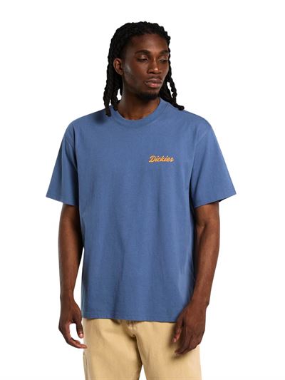 Dickies T-shirt Wellsville Blu Frontale