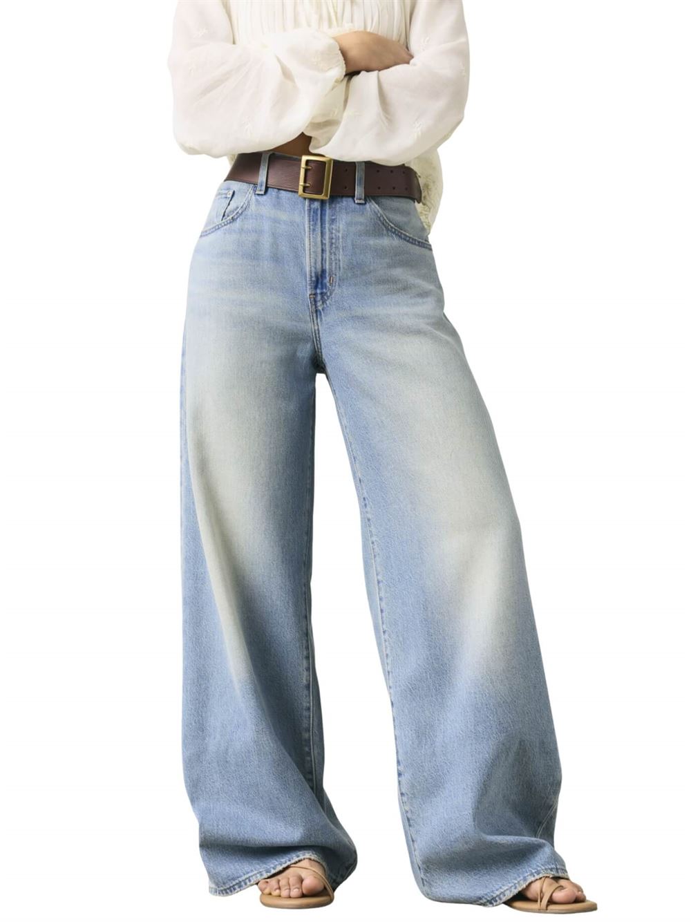 Levi’s Jeans XL Straight Lightweight Blu  Gamble Time Frontale
