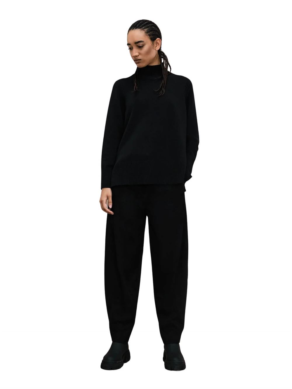 RRD Furbi Wool Volcano Wom Knit Black Frontal