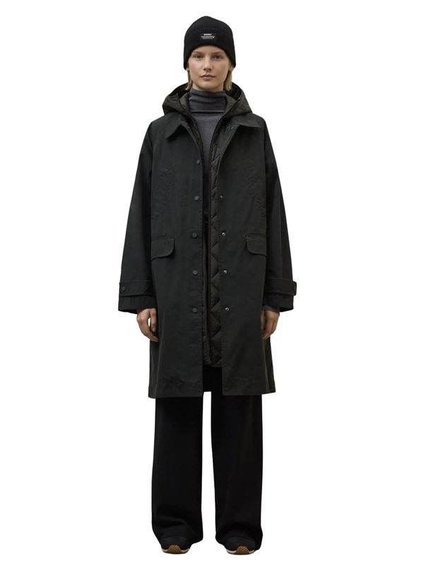 Ecoalf Giacca Hyden Scarabeo Scuro Frontale Intera