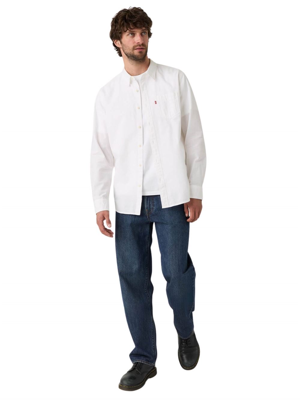 Levi’s Jeans 568™ Loose Straight Blu Check The Score Frontale Intera