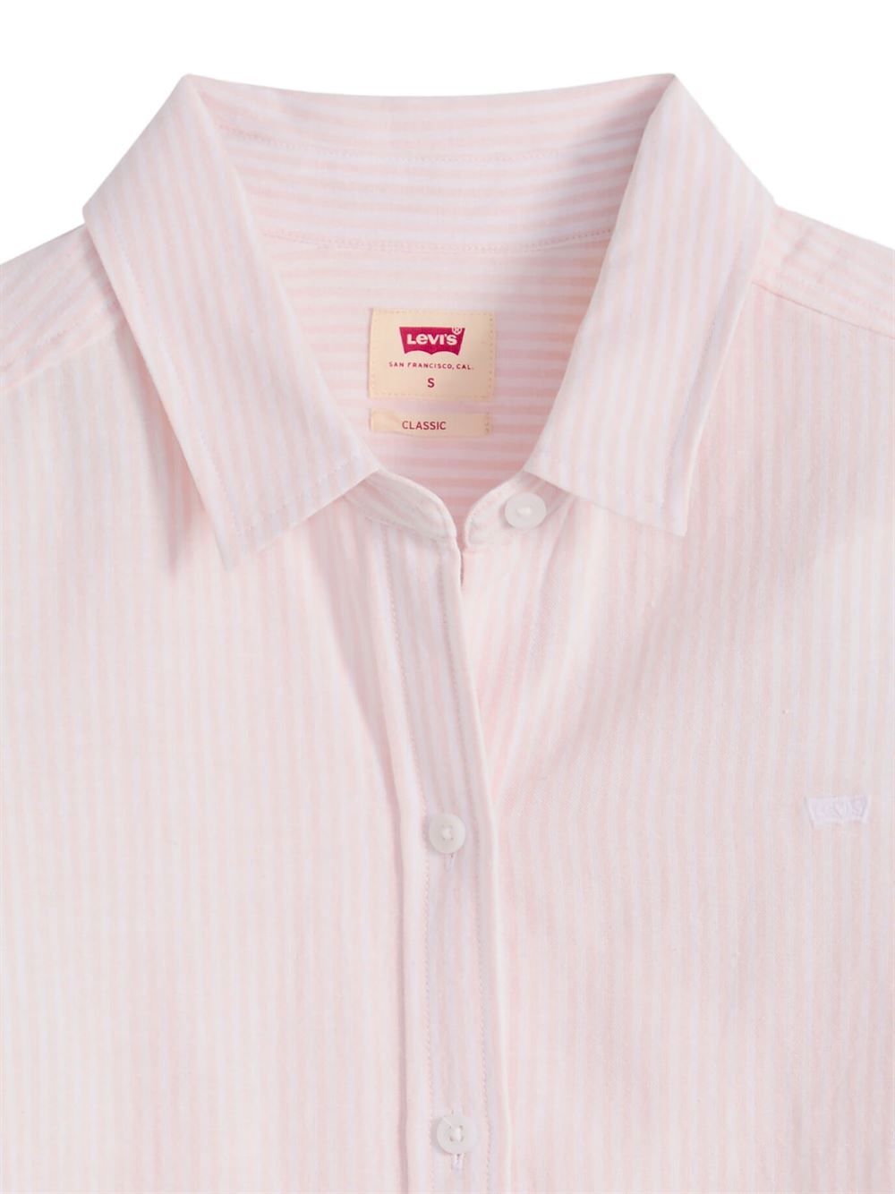 Levi's Camicia Classica Donna Rosa Logo