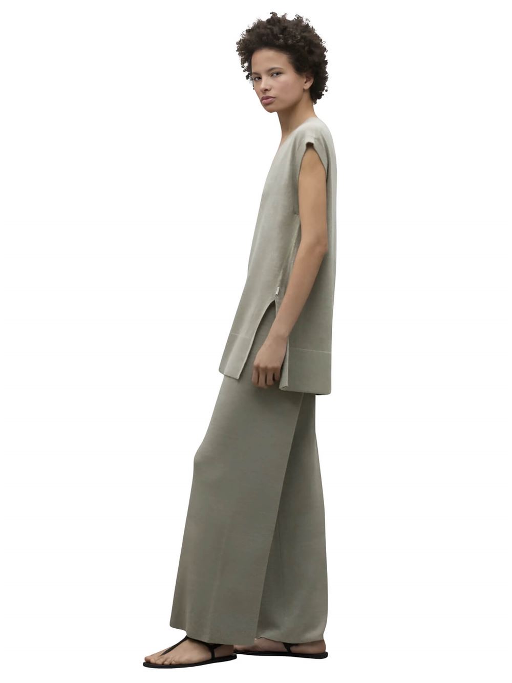 Ecoalf Maglia Sabal Incenso Laterale