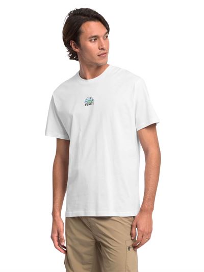 Sundek Tidal Surfer Print T-Shirt White Front