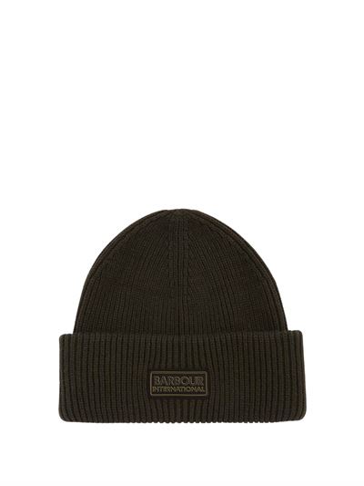 Barbour International Flex Beanie Sage Front