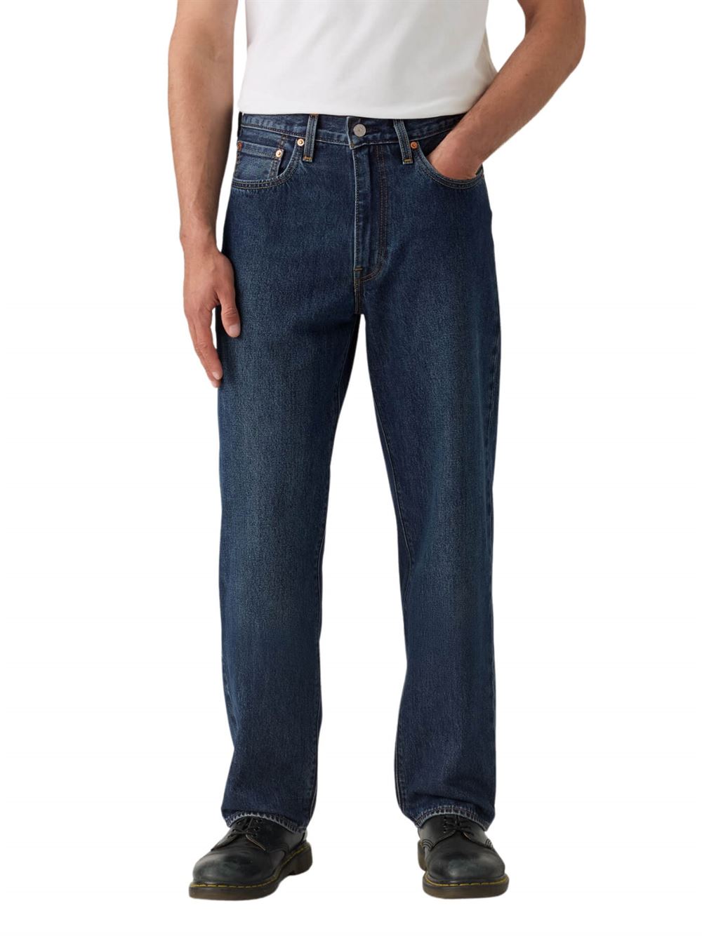 Levi’s Jeans 568™ Loose Straight Blu Check The Score Frontale