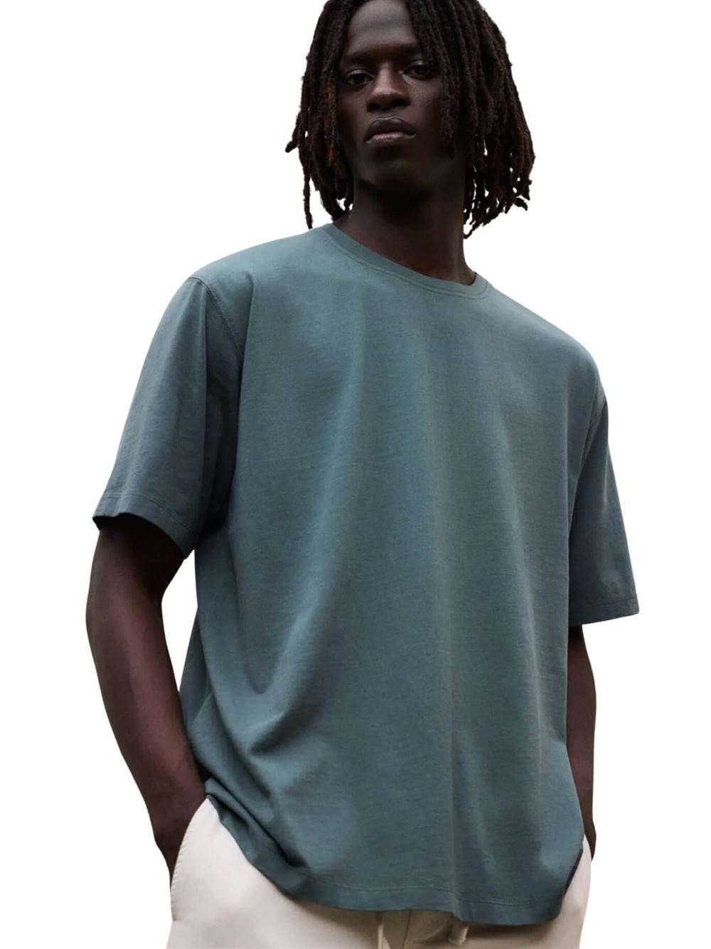 Ecoalf T-shirt Mund Verde Ombra Frontale