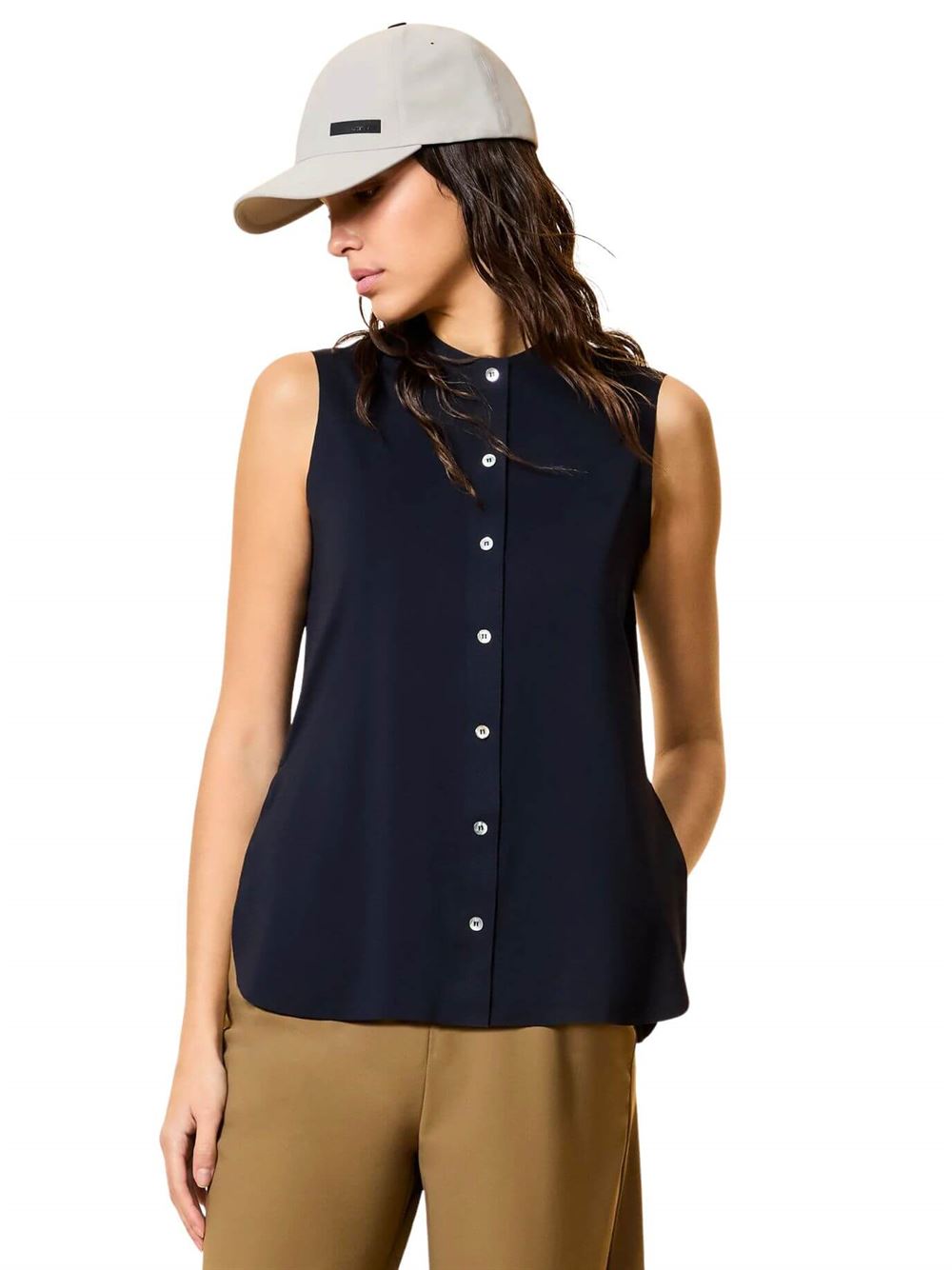 RRD Surflex Cap White Sand Front Woman