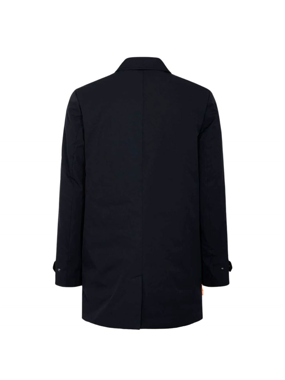 Suns Trench Christoph Wool Nero Retro