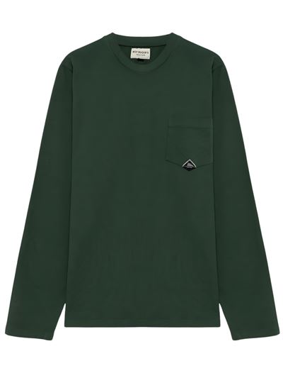Roy Roger's Pocket Long-Sleeve Jersey T-Shirt Green Front