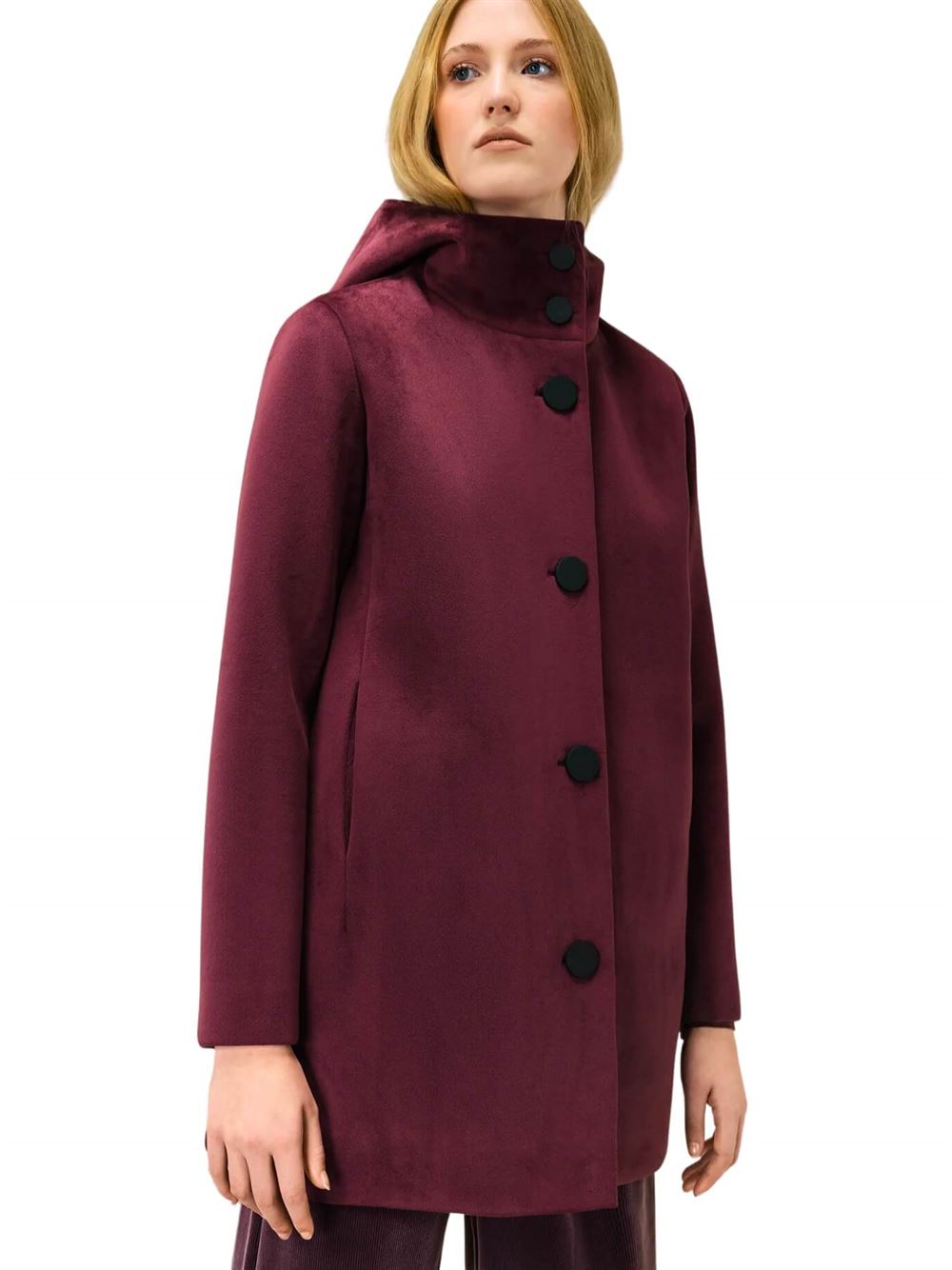 RRD Velvet Neo Parka Wom Jkt Bordeaux Front