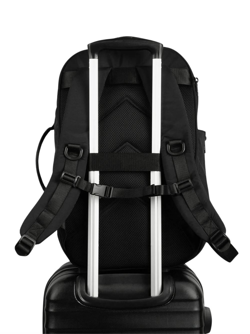 Ecoalf Oslo Backpack Black Rear Strap