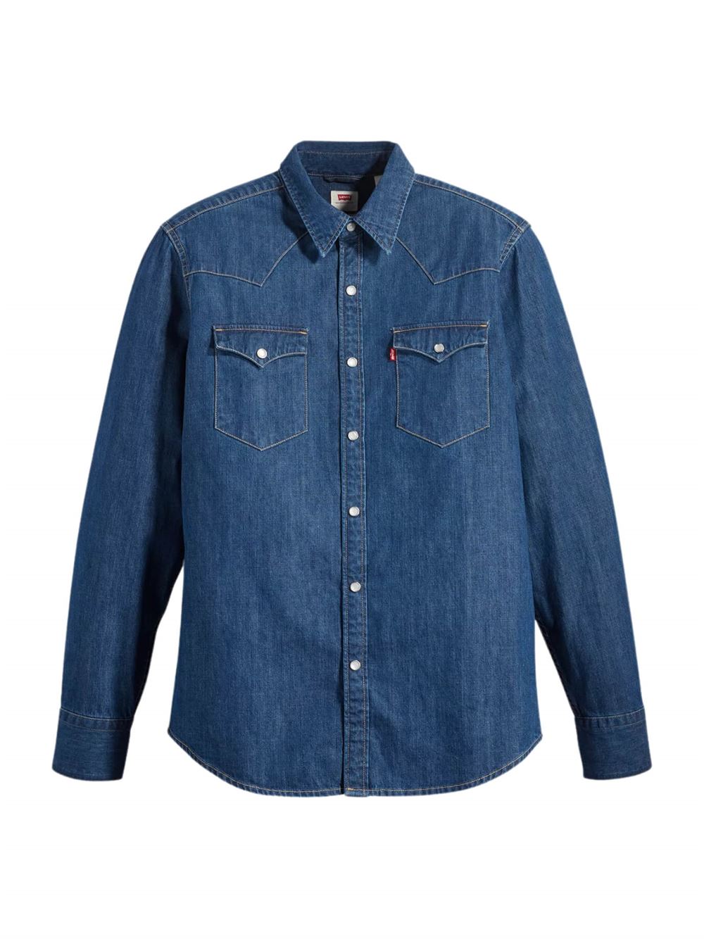 Levi's Standard Western Barstow Shirt Lower Haight Blue