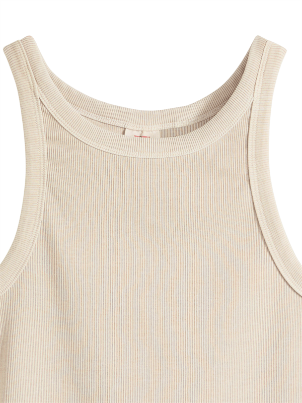 Levi's Canotta Essential Racer Tank Top Grigio Logo