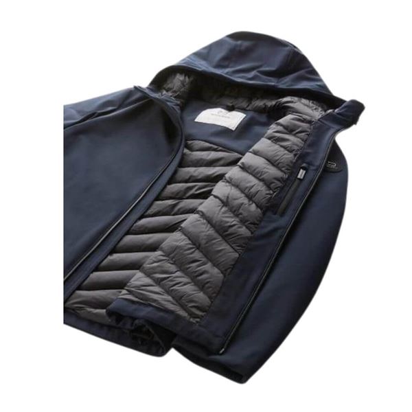 Woolrich Giacca Pacific Softshell Jacket blu XL interno
