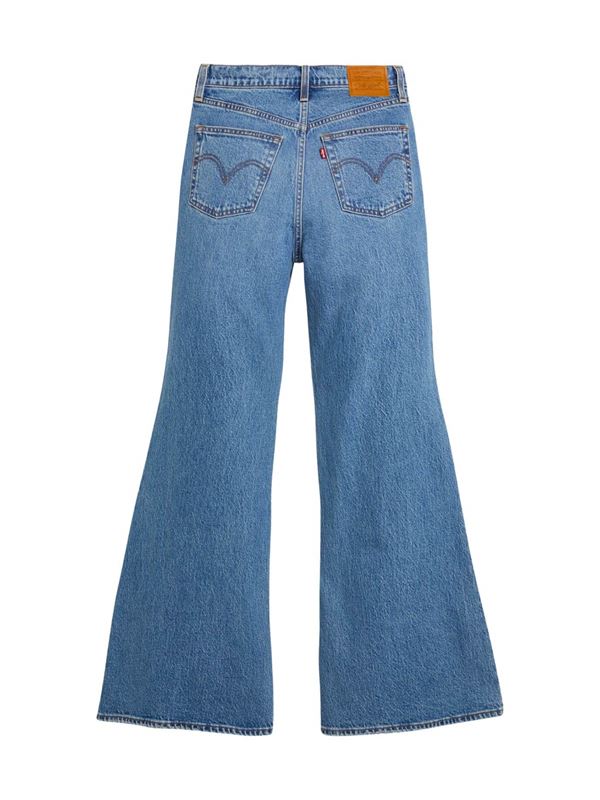 Levi's Ribcage Bell Jeans Next Saturday No Crease Blue Back Detail