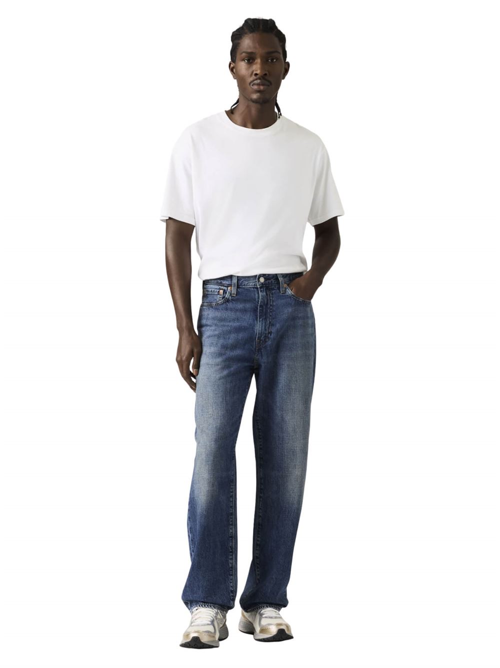 Levi’s Jeans 568™ Loose Lightweight dritti Blu How You Feel Frontale Intera