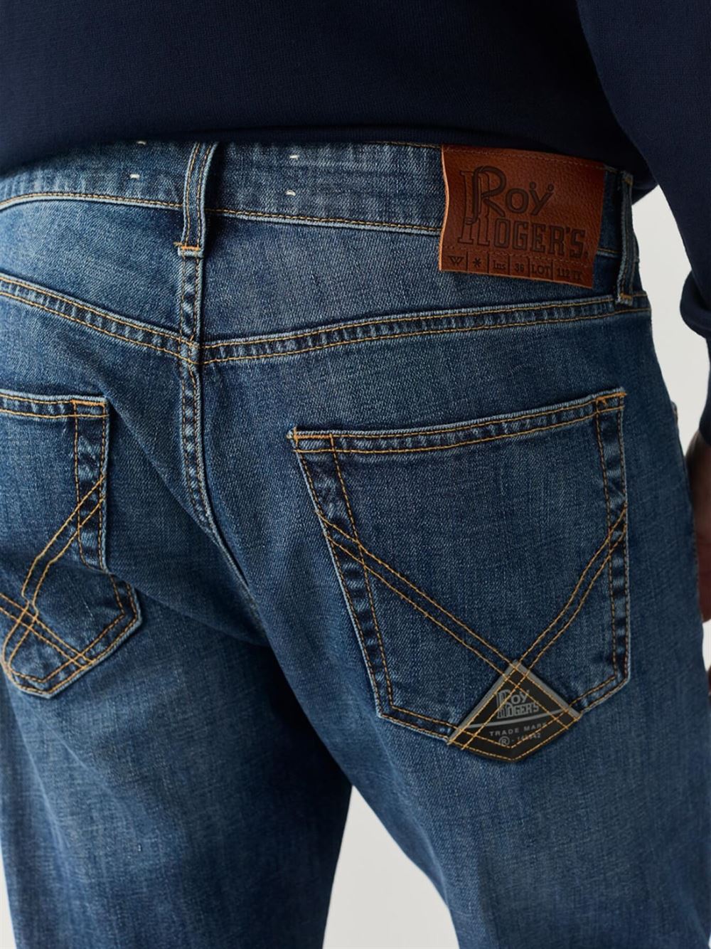 Roy Rogers 527 Enduro Jeans Denim Blue Detail