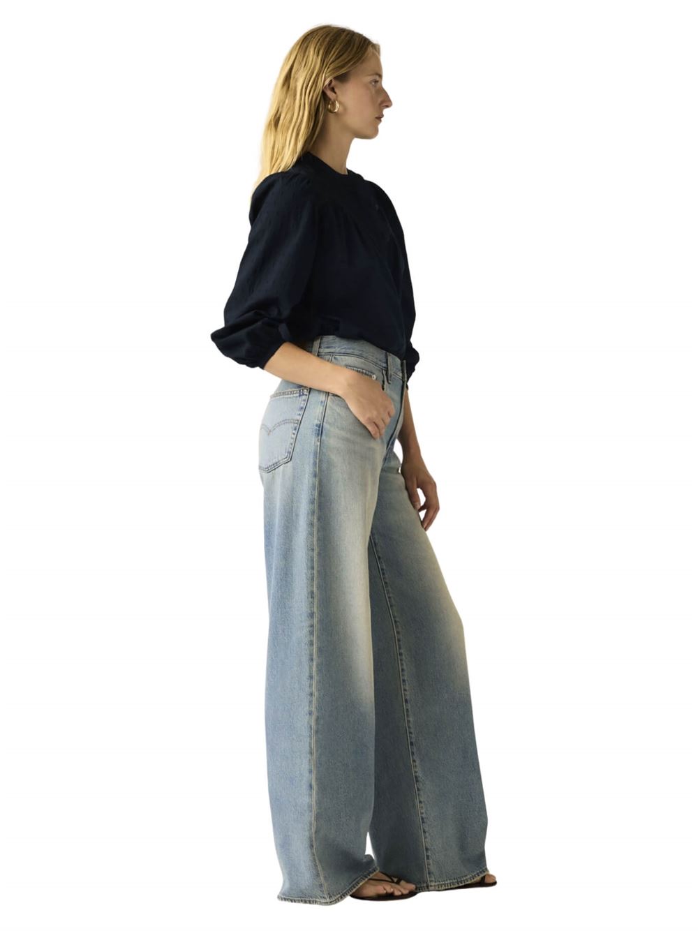 Levi’s Jeans XL Straight Lightweight Blu Gamble Time Lato