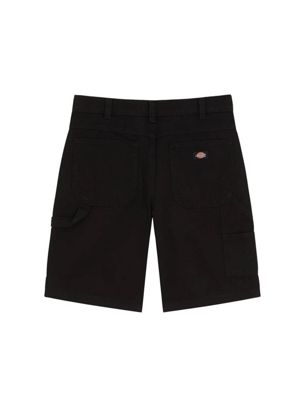 Dickies Shorts Carpenter in Canvas 11-Inch Nero Dettaglio Retro