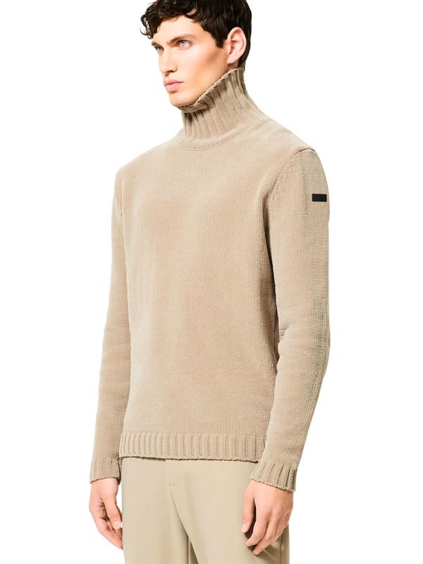 RRD Maglia Cinematt Turtleneck Knit Tabacco Frontale