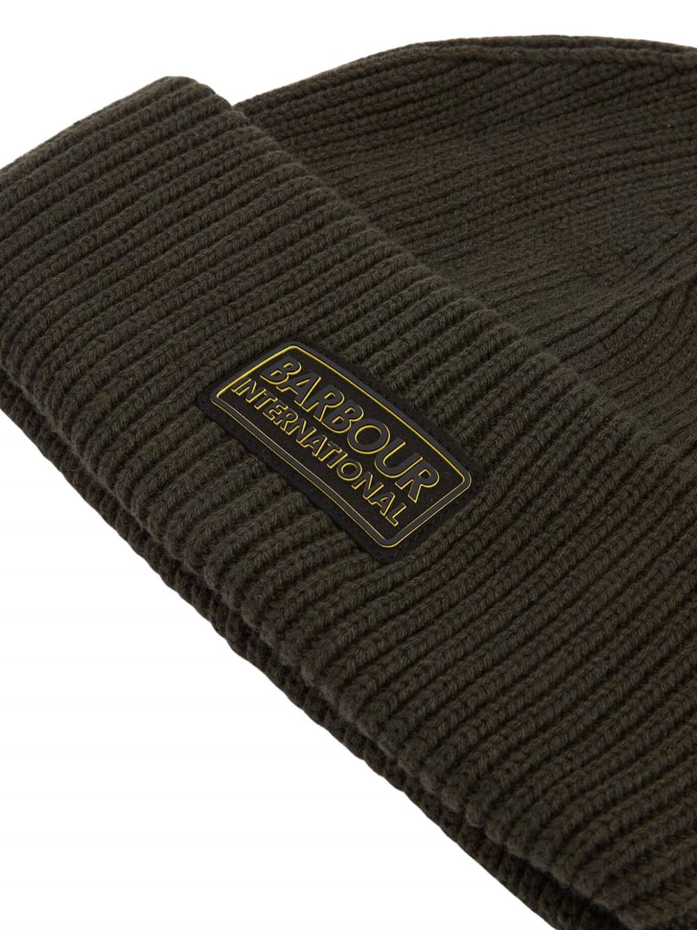 Barbour International Flex Beanie Sage Logo
