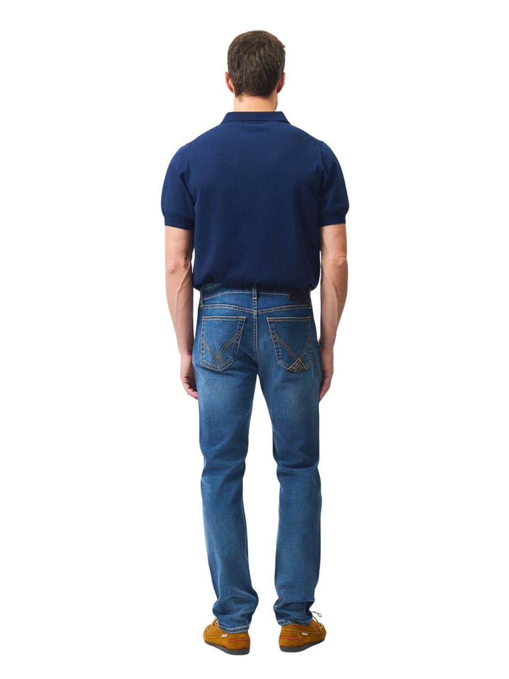 Roy Roger's Jeans New 529 Ice Blu Denim Dettaglio Retro