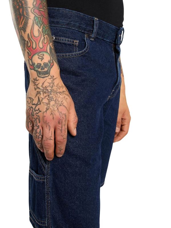 Dickies Shorts Carpenter 993 11-Inch in Denim Indigo Scuro Dettaglio