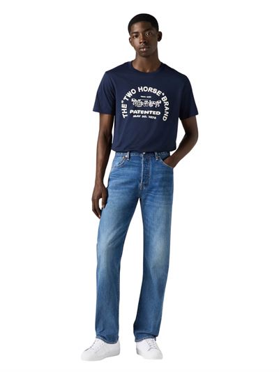 Levi’s Jeans 501® Original Lightweight Blu Cascade Frontale